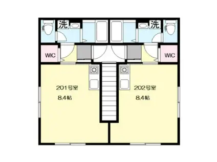 RIDERS BASE IN 阿佐谷(ワンルーム/2階)の間取り写真