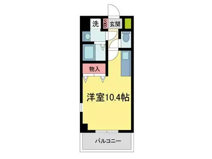 ESTPLUS(1K/3階)の間取り写真