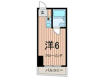 リベラルハウス(ワンルーム/4階)の間取り写真