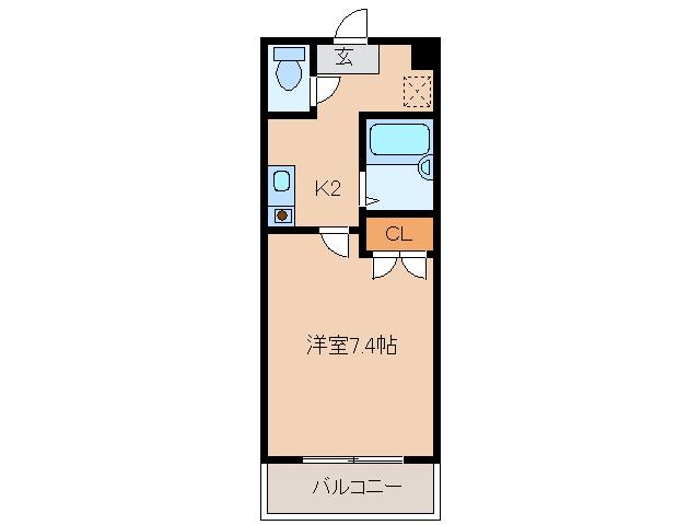 デイ ドリーム(1K/3階)の間取り写真