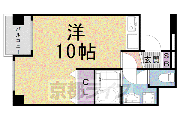 京都友禅文化会館(1K/7階)の間取り写真