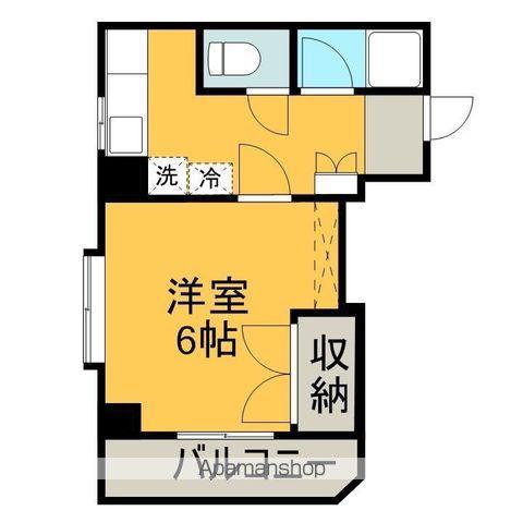 エクシード下荒田(ワンルーム/3階)の間取り写真