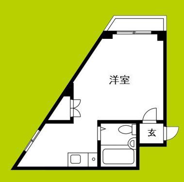 トッププラザ(ワンルーム/3階)の間取り写真