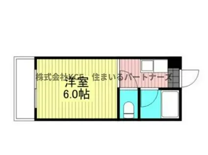 藤田マンション(1K/4階)の間取り写真