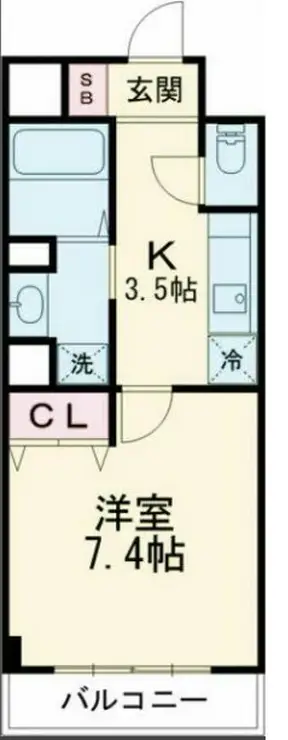 ライジングプレイス八王子みなみ野 3階階 間取り