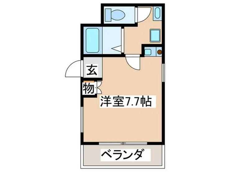 カクヨー栄町ビル 5階階 間取り