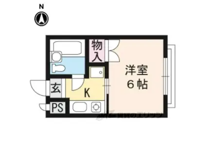 桜沢記念会館(1K/1階)の間取り写真