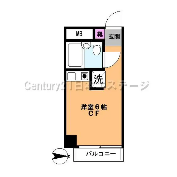ライオンズマンション旗の台 6階階 間取り
