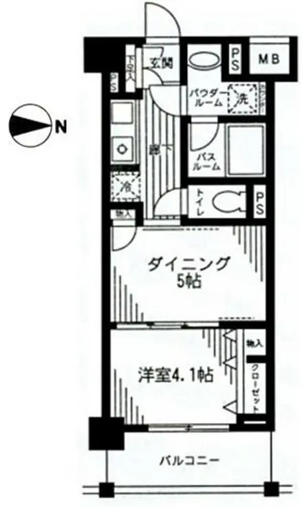日神デュオステージ本牧 4階階 間取り