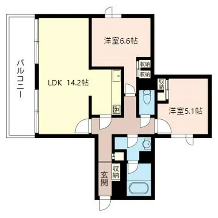グランドメゾン多摩川 3階階 間取り