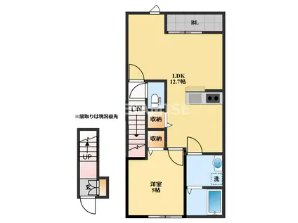 カーサ・モンレーヴIII(1LDK/2階)の間取り写真