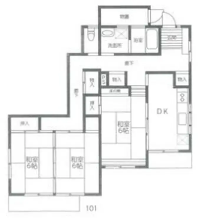 第2ハイツ小池 1階階 間取り