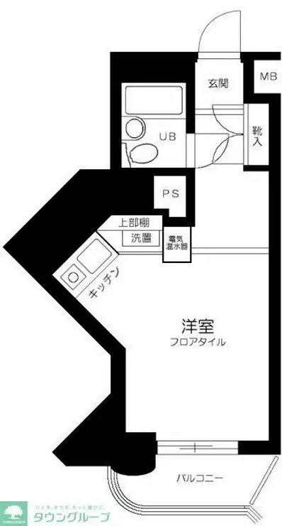 キャッスルマンション代官山 3階階 間取り