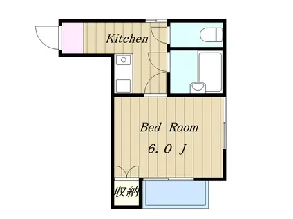 ラ・フィーネ稲城(1K/3階)の間取り写真