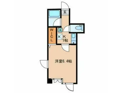 第3加賀ビル(1K/3階)の間取り写真