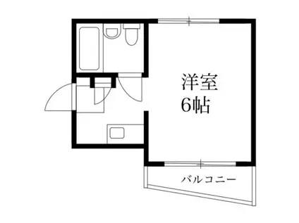 クロープ桜台(ワンルーム/2階)の間取り写真