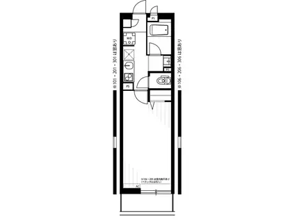 リブリ・グリーンヴィレッジ(1K/3階)の間取り写真