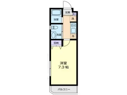 JSコート高円寺(1K/4階)の間取り写真