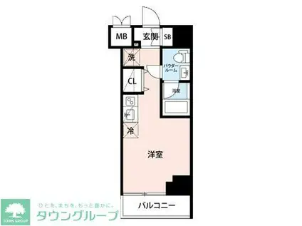マイナビSTAY川崎2(ワンルーム/2階)の間取り写真