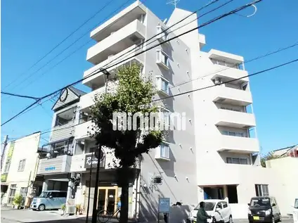 ホリホックイン安西(1K/4階)の外観写真