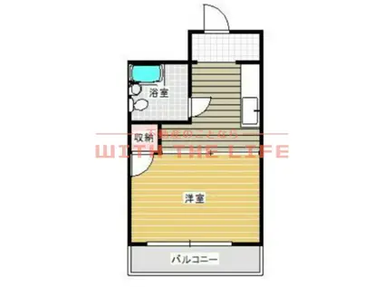 WINTER.NO(1K/3階)の間取り写真