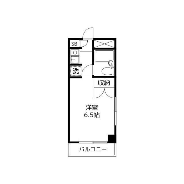 TIKS1(1K/9階)の間取り写真