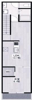 GRANDE MAISON上ノ丸(1LDK/2階)の間取り写真