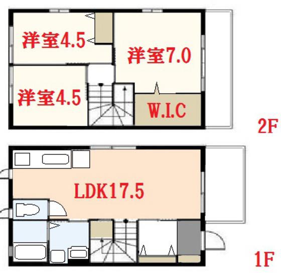 FINELAND A棟(3LDK/1階)の間取り写真