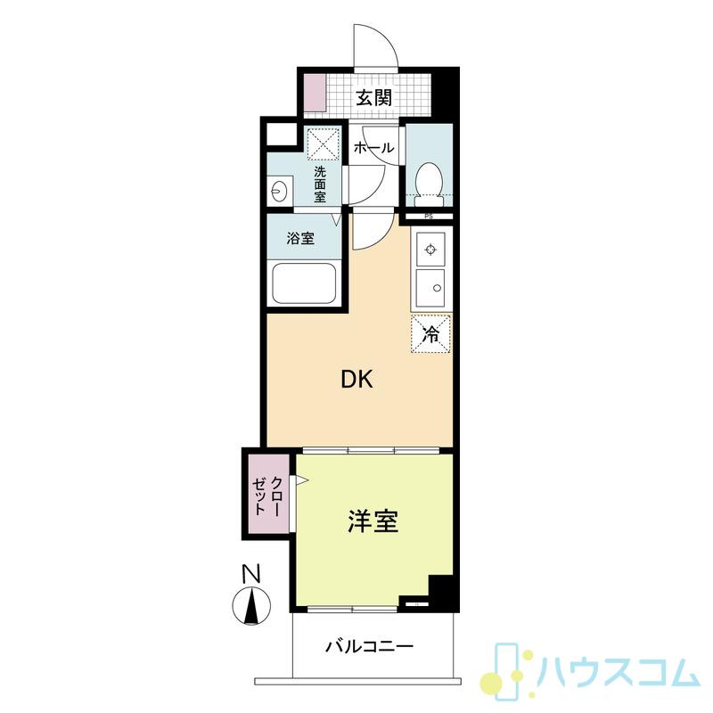 ART MIYATA(1DK/6階)の間取り写真