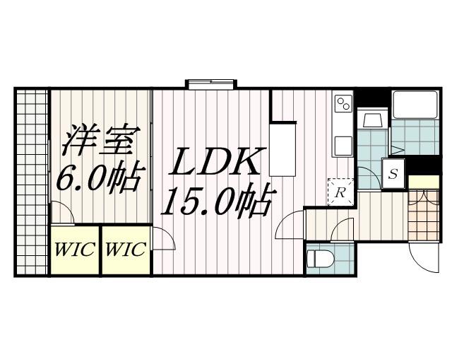 グラッツィア新千葉(1LDK/3階)の間取り写真