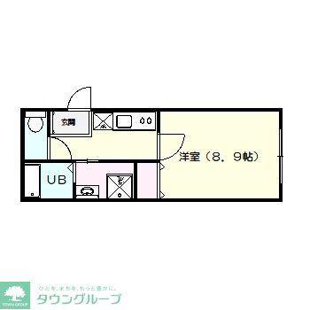 CONFY氷川台(1K/3階)の間取り写真