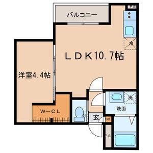 MOVE本陣(1LDK/3階)の間取り写真