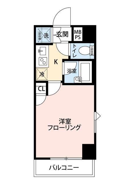 マイナビSTAYミライエ目白椎名町(1K/8階)の間取り写真