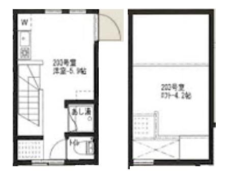 アーバンプレイス中野コア(ワンルーム/2階)の間取り写真