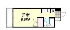 アルカディア倉敷(1K/5階)の間取り写真
