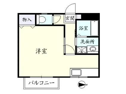 エクシード南染師町(ワンルーム/1階)の間取り写真