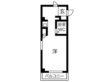 スミックスコーポ宝生(ワンルーム/4階)の間取り写真