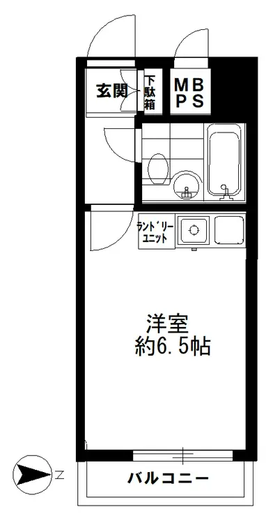 ライオンズシティ八王子 6階階 間取り