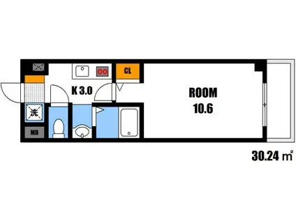 A-LIFE大塚(1K/4階)の間取り写真
