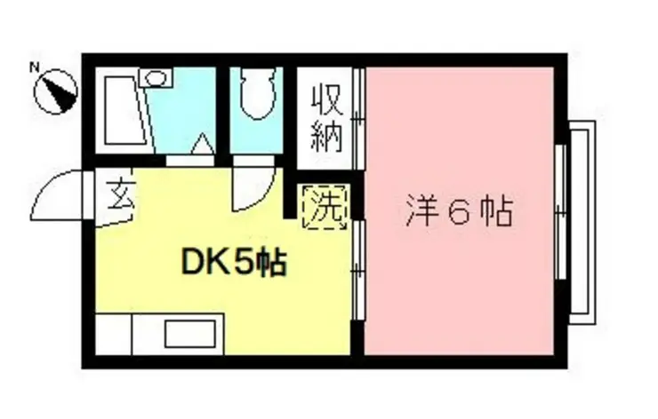 カームハイツB 2階階 間取り