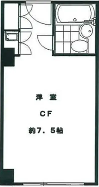 六本木ユニハウス 1階階 間取り