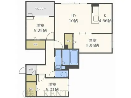 M-SELECTION.STELLAIIMセレクションステラII(3LDK/2階)の間取り写真