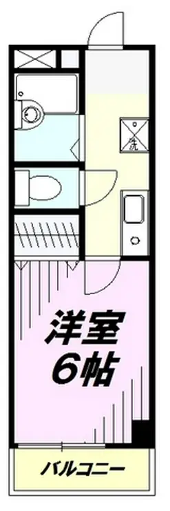シャインハイツ秋津 4階階 間取り