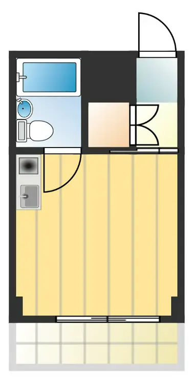 横浜エースマンション 2階階 間取り