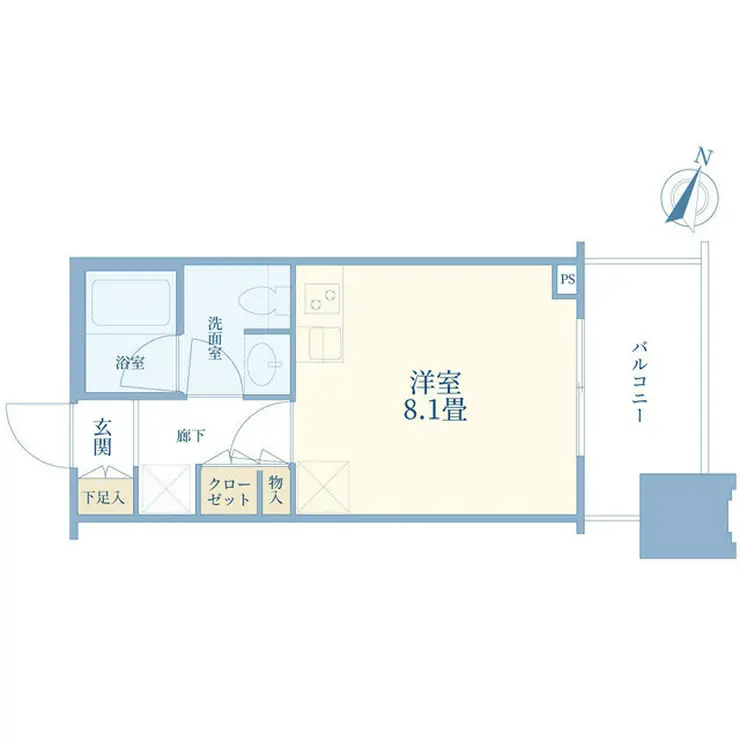 シティタワー大井町 5階階 間取り