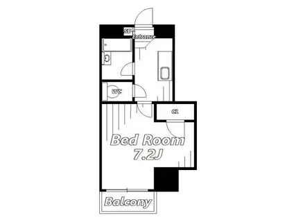 大塚ビル2(1K/3階)の間取り写真