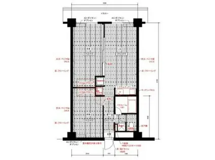 PRATIQUE SAGINOMIYA(2LDK/2階)の間取り写真