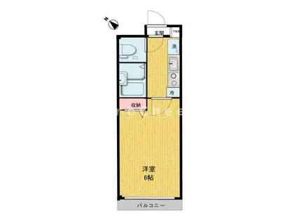 アーバ・ハイツ春日町(1K/3階)の間取り写真