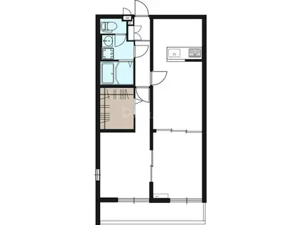 リブリ・クロシェット(2LDK/3階)の間取り写真