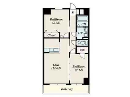 S-FORT鶴舞MARKS(2LDK/8階)の間取り写真